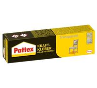 Pattex Colla ad alta forza adesiva e resistenza al calore, colla forte e trasparente, trasparente, 1 tubo da 125 g