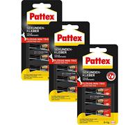 Pattex Colla istantanea, Mini Trio liquida 9 x 1 g, PSMT2 (9 tubetti da 1 g)