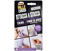 Adesivo colla millechiodi attacca & stacca flessibile e removibile universale