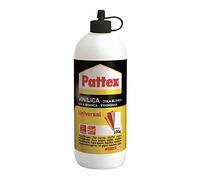 Pattex Colla Vinilica Universale, Colla Vinilica 100g, Colla Liquida, Colla per Legno, Sughero,Tessuti, Carta, Cartone, Uso Scuola, Casa e Ufficio, Fissativo per Pitture e Stucchi, Colla da 100g