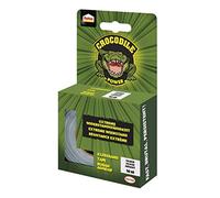 Pattex Crocodile Power, nastro adesivo in tessuto resistente con doppio spessore, estrema resistenza per le riparazioni più difficili, nastro adesivo per vari materiali, argento, 1 x 10 m