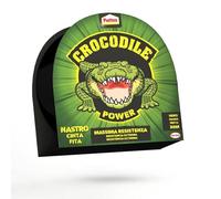 Pattex Crocodile Power Tape nero 30m x 50mm, nastro americano extra forte, 2 vol