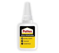 Pattex Colla Istantanea Extra Forte 50g - Colla cianoacrilica multi-materiale per plastica, metallo, ceramica, legno - Adesivo impermeabile a rapida asciugatura per una precisione professionale