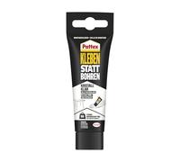 Pattex Gluing Instead of Drilling, Crystal Clear, mounting Adhesive for Crystal Clear bonding, Building Adhesive for all Materials, Universal Adhesive for Indoor And Outdoor Use, 1 x 90 g
