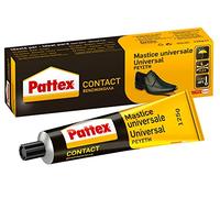 Pattex Mastice Universale, Adesivo a Contatto Universale, Forte Presa Iniziale, Per Incollaggio Di Gomma, Cuoio, Moquettes, Feltro, Sughero Rapido, Non Macchia, 125g