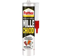 Millechiodi Crystal Cartuccia 290g Formula Flextec Montaggi Colla Adesivo Pattex