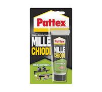 Pattex Mille Chiodi Removibile Adesivo di Montaggio, Colla Rimovibile Anche a Distanza di Tempo, Adesivo Removibile Multiuso e Multimateriale, Blister 1 X 100G