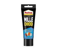Pattex Millechiodi Esterni & Interni, adesivo extra forte per montaggi esterni, adesivo resistente per legno, ceramica, metallo, con presa immediata, 1x340g tubo