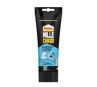 Pattex Millechiodi Esterni & Interni, adesivo extra forte per montaggi esterni, adesivo resistente per legno, ceramica, metallo, con presa immediata, 1x340g tubo