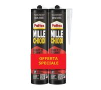Pattex millechiodi Oggetti pesanti 2 pz. Bianco