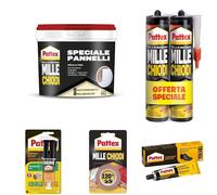PATTEX Millechiodi Speciale Pannelli, Adesivo Bianco di Montaggio Multiuso, Coll