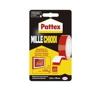 Pattex Millechiodi Biadesivo Forte Fissaggio Extra Forte e Permanente - 2 pz