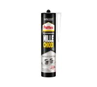 Pattex Millechiodi Trasparente, adesivo di montaggio a base acqua con presa immediata, adesivo trasparente preciso per metallo, legno e altro, in cartuccia, 1x310g