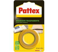Pattex nastro biadesivo trasparente mm 15x10 mt