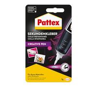Pattex Perfect Pen, adesivo dei secondi extra forte e preciso per un dosaggio preciso, penna superadesiva per materiali come legno, gomma e porcellana, penna 1x 3 g