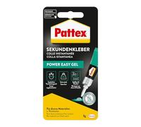 Pattex Power Easy Gel Adesivo Istantaneo con Adesivo Liquido Extra Forte, Correzione Flessibile, senza Solventi, per Incollare Porcellana/Ceramica/Metallo/Plastica/Legno, Tubetto da 3 g