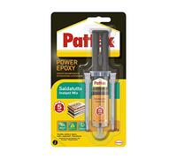Pattex Power Epoxy Saldatutto Mix 5 minuti, forte colla epossidica bicomponente a elevata tenuta finale, colla multiuso adatta per quasi ogni materiale, 1x12g