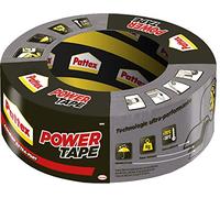 Pattex Power Tape, nastro adesivo grigio da 30 m, extra forte per carichi pesanti, nastro adesivo telato tutti i supporti, rotolo adesivo impermeabile