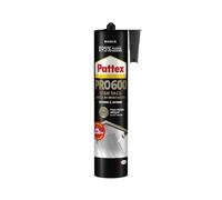 Pattex Colla di montaggio PRO 600 – per interni/esterni, resistente acqua e UV, bianco – 440 g