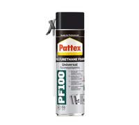 Pattex PU Foam Schiuma Poliuretanica Universale PF 100, Resistente al Fuoco per Riempimenti, Coibentazioni, Insonorizzazioni e Sigillature in Infissi, Impianti di Riscaldamento, Refrigerazione, 500ml