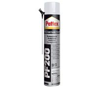 Pattex PU Foam Schiuma Poliuretanica Universale PF 200, Resistente al Fuoco per Riempimenti, Coibentazioni, Insonorizzazioni e Sigillature in Infissi, Impianti di Riscaldamento, Refrigerazione, 750ml