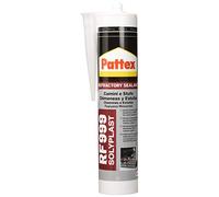 Pattex RF 999, Sigillante Refrattario a Base di Silicati per Camini e Stufe, Nero, 300 ml