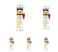 Pattex Sigillante Acrilico Acril One, Poliacrilico in Dispersione Acquosa, Effetto Intonaco, Finitura Ruvida, Uso Interno ed Esterno, Senza Solventi, Aderisce anche su Superfici Umide, Grigio, 300ml