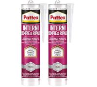 PATTEX Sigillante Light Interni Bianco 280 ml (Confezione da 2)
