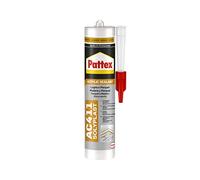 Pattex Sigillante Multiuso Acrilico AC411, Silicone per Legno, Ottimo per Sigillatura di Legno, Parquet, Armadi, Infissi, Zoccolini, Verniciabile, Colore Ciliegio, Cartuccia da 300 ml