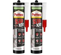 Pattex Sigillante Polimerico SP101, Sigilla e Incolla, Multimateriale, Elevate Prestazioni, Aderisce su Superfici Umide, Resiste ai Raggi UV e Intemperie, Sigillante Grigio, Cartuccia da 280 ml