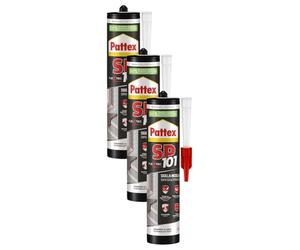 Pattex Sigillante Polimerico SP101, Sigilla e Incolla, Multimateriale, Elevate Prestazioni, Aderisce su Superfici Umide, Resiste ai Raggi UV e Intemperie, Sigillante Bianco, Cartuccia da 280 ml