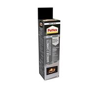 Pattex Sigillante Refrattario BBQ e Caminetti, Resistente alle Alte Temperature e al Calore, Silicone per Giunti, Caminetti, Barbecue, Stufe, Forni, Caldaie, Colore Nero, Tubo 80 ml