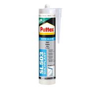 Pattex Sigillante Silicone Acetico Multiuso SL 503, Antimuffa, per Acquari, Vetrate su Legno o Metallo Preverniciato, Per Isolamento Termico, Certificato ISO 11600, Trasparente, 300 ml
