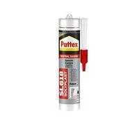 Pattex Sigillante Silicone SL618 Specchi, Elasticità, Elevata Adesione, Neutro, per Specchi, Vetri, Vetrate, Inodore, Senza Solventi, Alto Modulo, Sigillante Trasparente, Cartuccia da 300 ml