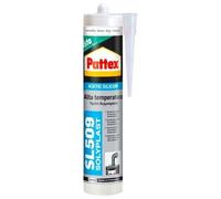Silicone Acetico Sigillante SL 509 Alta Temperatura 300°C 300ml Colla Pattex