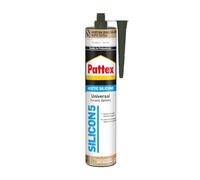 Pattex Sigillante Silicone Silicon 5, Multiuso, Universale, Silicone Bagno e Infissi, Silicone Sigillante Resistente alla Muffa, Sigillante Bianco, Cartuccia da 280ml