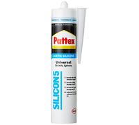 Pattex Silicone Multiuso Universale, Silicone per Bagno e Infissi, Resistente alla Muffa, Trasparente, Cartuccia da 280ml