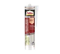 Pattex Silicone Sigillante Finestre Infissi, Marrone, Neutro a Basso Modulo, Elastico, per Serramenti, Porte, per Interni ed Esterni, Inodore, Cartuccia da 280 ml