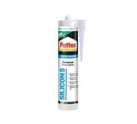 Pattex Silicone Sista Silicon 5 Acetico 280 ml Bianco Henkel 25 Pezzi