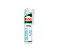 SILICONE ACETICO UNIVERSALE RAL 9010 bianco ml 280 25 PZ