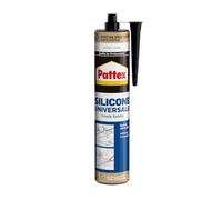 PATTEX Silicone Universale Bianco, Silicone Bagno, Cucina e Serramenti, Silicone Bianco Resistente alla Muffa, Silicone Sigillante Multimateriale, 1 Cartuccia da 280 ml