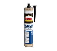 PATTEX Silicone Universale Trasparente, Silicone Bagno e Infissi, Silicone Sigillante resistente alla Muffa, Silicone Trasparente Sigillante 1 Cartuccia da 280 ml