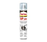 Pattex SP101 Schiuma, Schiuma poliuretanica monocomponente, Schiuma espansa multimateriale, Poliuretano espanso schiuma isolante a elevata efficienza acustica e termica, 1 Cartuccia da 750 ml