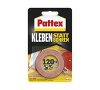 PATTEX PXMT2 - Klebeband, Kleben statt Bohren, weiß, 1,5 m