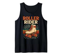 Pattinaggio a rotelle retrò Roller Rider Canotta