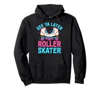 Pattinaggio a rotelle - Vedi Ya dopo Roller Skater Felpa con Cappuccio