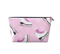 Pattinaggio su ghiaccio e fiocco di neve, Borsa da toilette Borsa per trucco Borsa per cosmetici Borsa da toilette da viaggio portatile