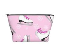 Pattinaggio su ghiaccio e fiocco di neve, Borsa da toilette Borsa per trucco Borsa per cosmetici Borsa da toilette da viaggio portatile