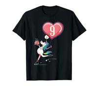 Pattinaggio UNICORN 9 anni | Regalo per 9° compleanno ragazza Maglietta