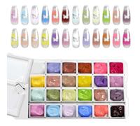 Patting Gel - 24-Color Long-Lasting Sculpting Soak-Off Manicure Set